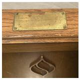 Antique Oak Clergy Chair