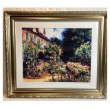 Giverny, The House from the Garden by Claude Monet Framed Print
