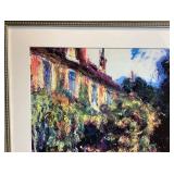 Giverny, The House from the Garden by Claude Monet Framed Print
