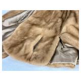 Vintage Blonde Honey Mink Capelet
