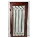 Two Vintage Salvaged Glass Windows