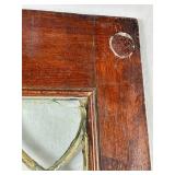 Two Vintage Salvaged Glass Windows