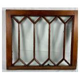 Two Vintage Salvaged Glass Windows