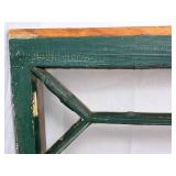 Two Vintage Salvaged Glass Windows