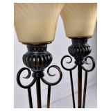 Pair of Tuscan Style Console/Buffet Lamps