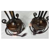 Pair of Tuscan Style Console/Buffet Lamps