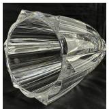 Two Large Mikasa and Rogaska Lead Crystal Vases Slovenia