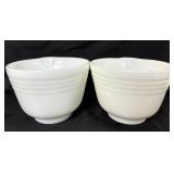 Vintage Pyrex Hamilton Beach Milk Glass Mixing Bowls and Federal Refrigerator Dishes