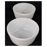 Vintage Pyrex Hamilton Beach Milk Glass Mixing Bowls and Federal Refrigerator Dishes