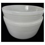 Vintage Pyrex Hamilton Beach Milk Glass Mixing Bowls and Federal Refrigerator Dishes