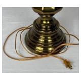Brass Lamp Bundle - Vintage Stiffel and Clawfoot Table Lamp
