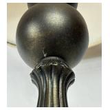 Tall (45") Table Lamp with Heavy Metal Candlestick Base
