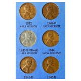 Lincoln Head Cent Collection Starting 1941-1964 No 9030