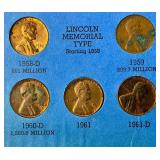 Lincoln Head Cent Collection Starting 1941-1964 No 9030