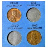 Lincoln Head Cent Collection Starting 1941-1964 No 9030