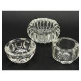Collection of 15 Vintage Glass Salt Cellars