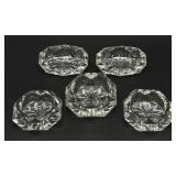 Collection of 15 Vintage Glass Salt Cellars