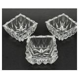 Collection of 15 Vintage Glass Salt Cellars