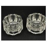 Collection of 15 Vintage Glass Salt Cellars