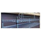 3 HDX Metal Shelving Units on Wheels