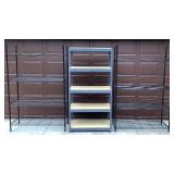 Metal Shelving - 3 Units Total