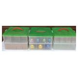 Barcana Premium 7 ft Christmas Tree with Holiday Wreath ,Ornaments and Ornament Storage Boxes