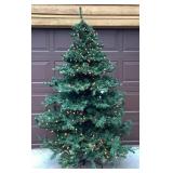 Barcana Premium 7 ft Christmas Tree with Holiday Wreath ,Ornaments and Ornament Storage Boxes