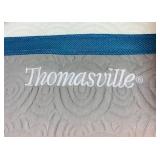 Broyhill Lyla Panel King Adjustable Bed with Two Thomasville Twin Mattresses & Two Remotes
