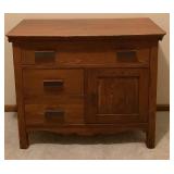 Vintage Dresser with Storage Compartments plus Mirror