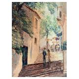 "Foyer Des Artistes" Print by Mark King - Martin Lawrence Limited Edition - Large Size 52" x 43"