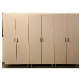 3 Storage Cabinets with Doors