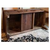 Hardwood Coffee Table with One Middle Drawer