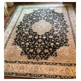 6 Rug Bundle -2 Bazzar Area Rugs and 4 Mohawk Home Small Rugs  - Black & Ivory and Black & Brown
