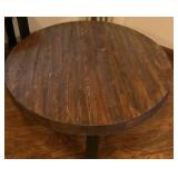 Williams Sonoma Griffin Table Bundle of Rectangle Side Table and Round Coffee Table