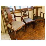 Vintage Hardwood Chair Collection