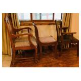 Vintage Hardwood Chair Collection