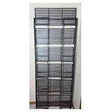 Foldable Powder Coated Metal Shelving Units and 2 Rolling Carts