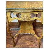 Hand Carved Antique Oak Parlor Table