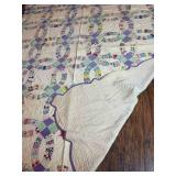 Vintage Wedding Ring Pattern Quilt