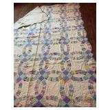 Vintage Wedding Ring Pattern Quilt