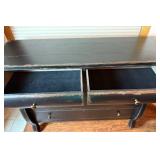 Black Distressed 5 Drawer Hooker Furniture Dresser