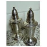 Sterling Silver Salt & Pepper Sets plus Silverplate Corn Picks Set