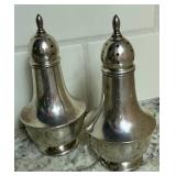 Sterling Silver Salt & Pepper Sets plus Silverplate Corn Picks Set