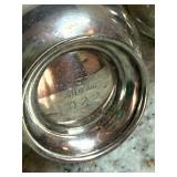 Sterling Silver Salt & Pepper Sets plus Silverplate Corn Picks Set
