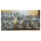 Vintage Collection of Bohemia Crystal Claudia Glasses