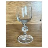 Vintage Collection of Bohemia Crystal Claudia Glasses