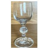 Vintage Collection of Bohemia Crystal Claudia Glasses