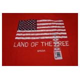 Unisex "Land of the Free" T-Shirt - XL Unisex "Land of the Free" T-Shirt - XL