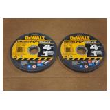 *2* DeWalt 5-Packs Metal Cut Off Discs *2* DeWalt 5-Packs Metal Cut Off Discs