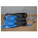 Cressi Adult Rondine Palau Fin Snorkel Set - Fin Size M/L Cressi Adult Rondine Palau Fin Snorkel Set - Fin Size M/L